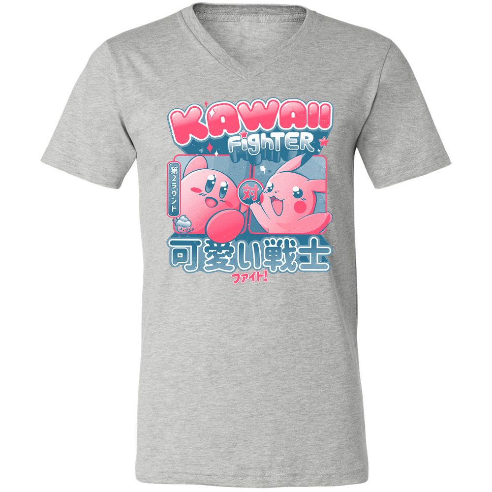 Unisex V-Neck T-Shirt - RQC5S1DS - Athletic Heather - 7