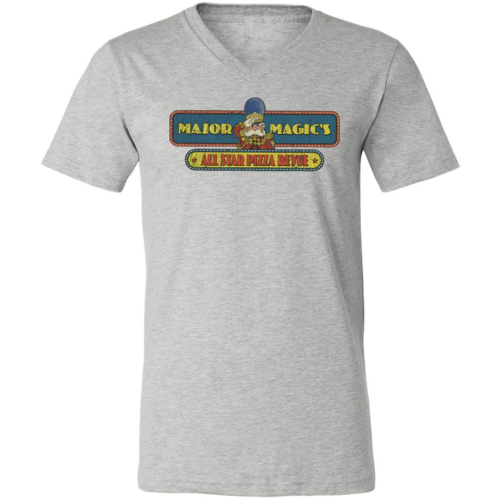 Unisex V-Neck T-Shirt - GCH9EYST - Athletic Heather - 7