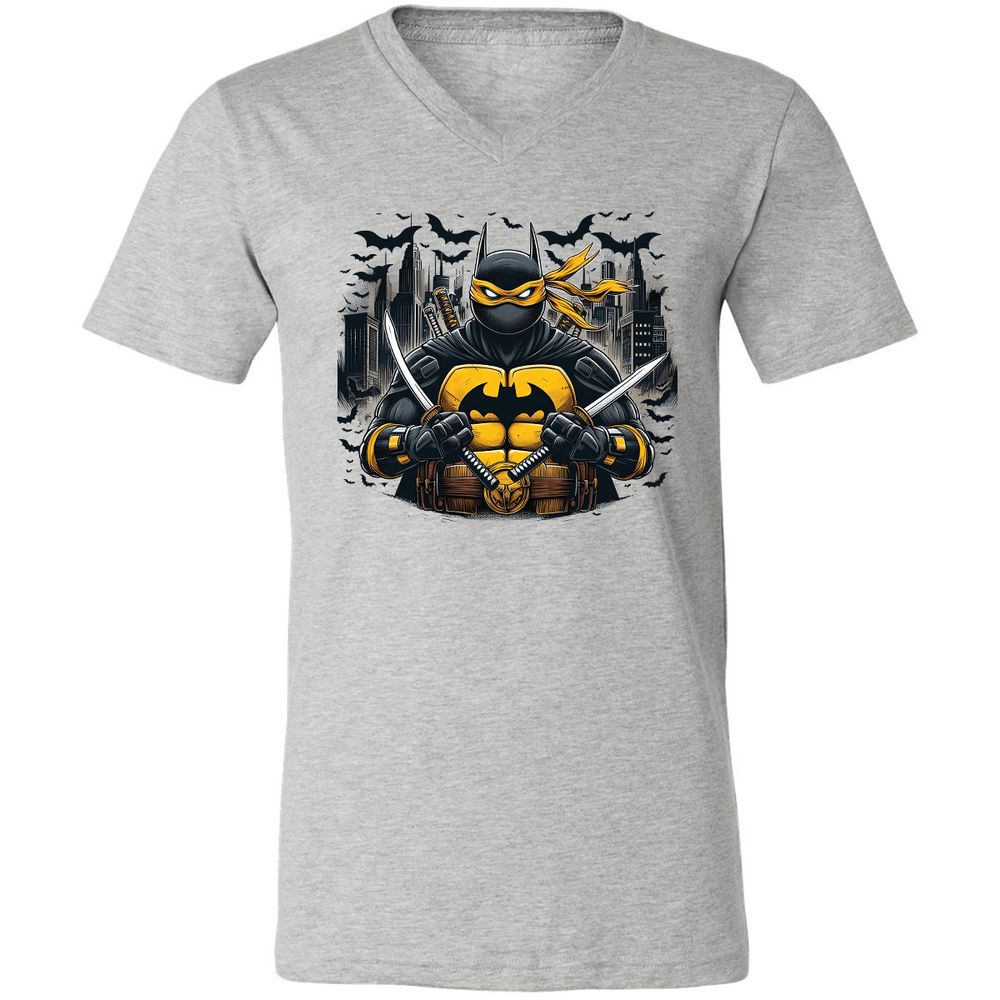 Unisex V-Neck T-Shirt - LCWCBDNJ - Athletic Heather - 7