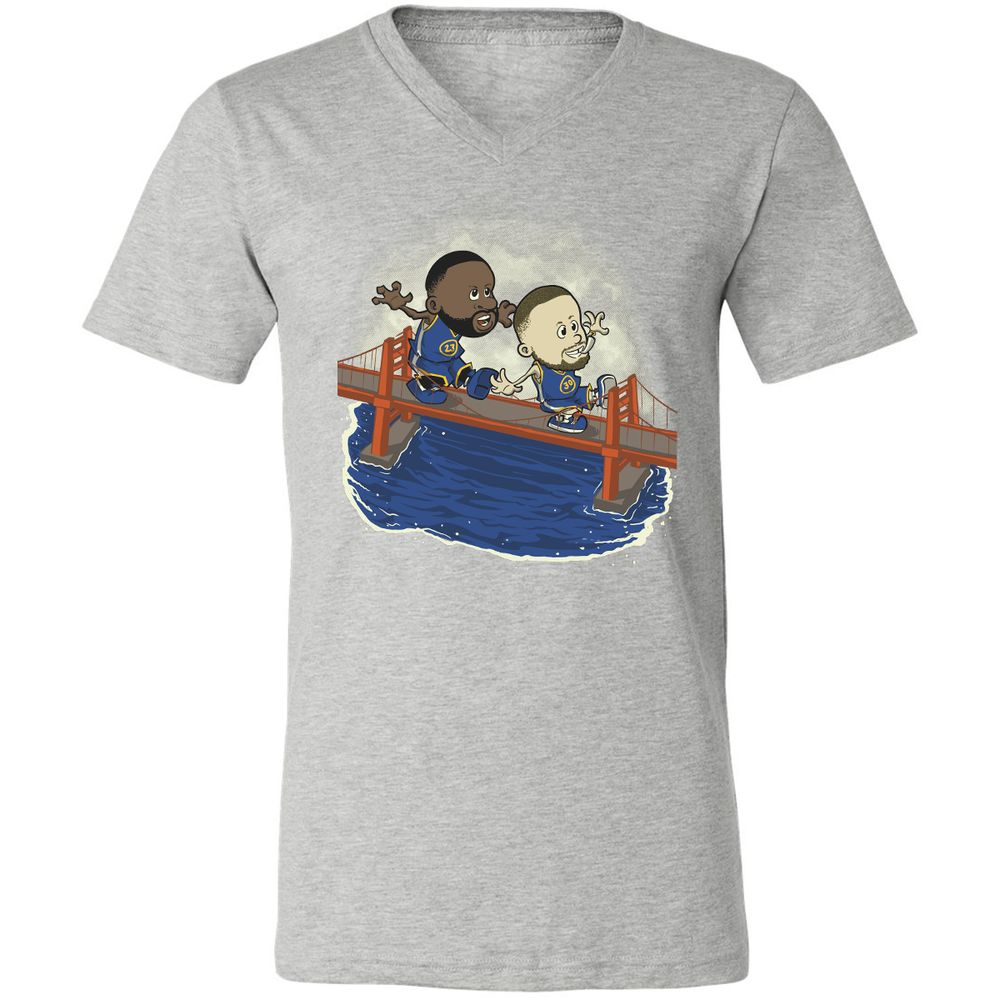 Unisex V-Neck T-Shirt - UJ31YLGE - Athletic Heather - 7