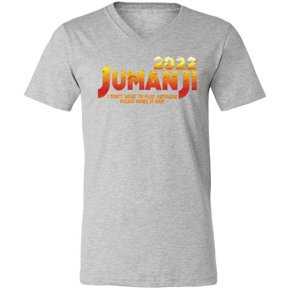 Unisex V-Neck T-Shirt - K5E58FZB - Athletic Heather - 7
