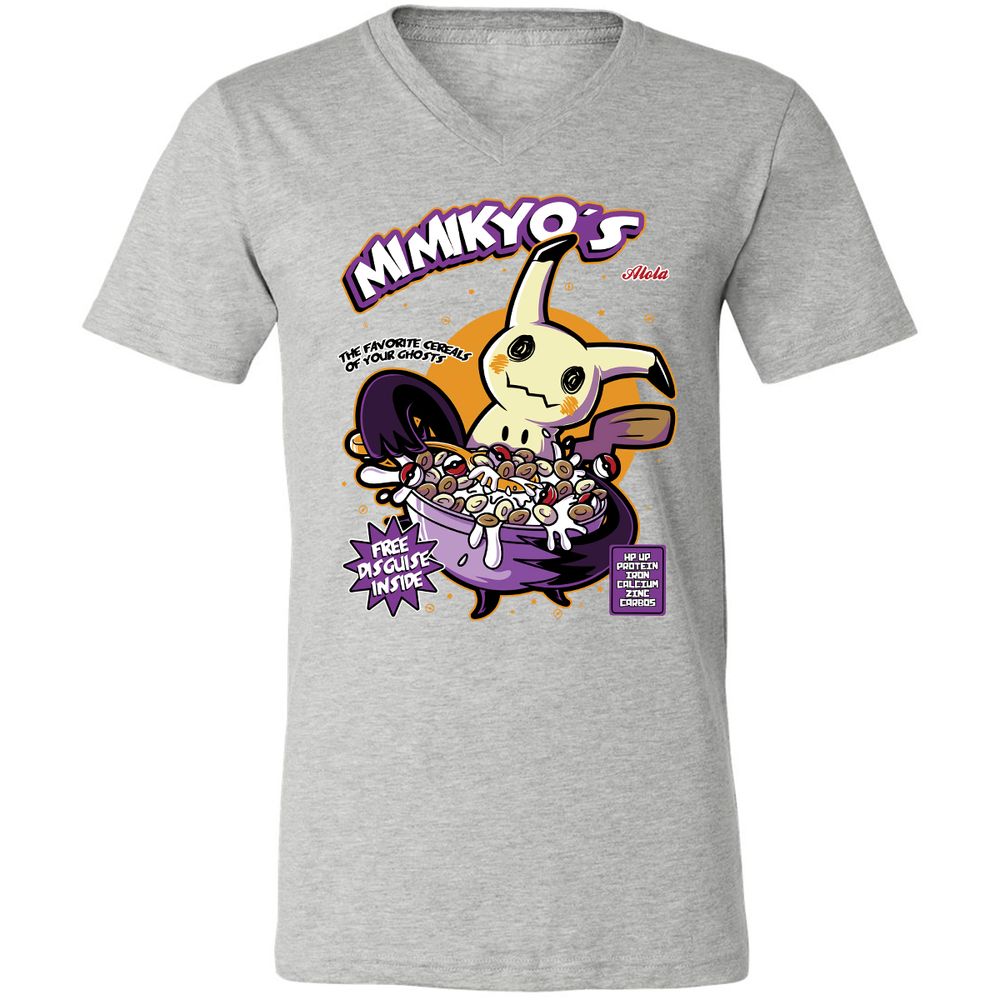 Unisex V-Neck T-Shirt - 7EQ8M8RD - Athletic Heather - 7