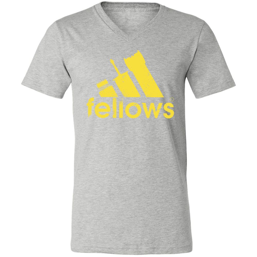 Unisex V-Neck T-Shirt - 5UTTLT3X - Athletic Heather - 7