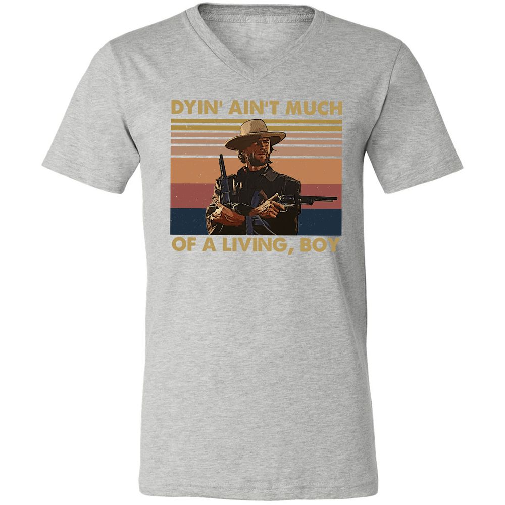 Unisex V-Neck T-Shirt - 2ZWNTPCW - Athletic Heather - 7