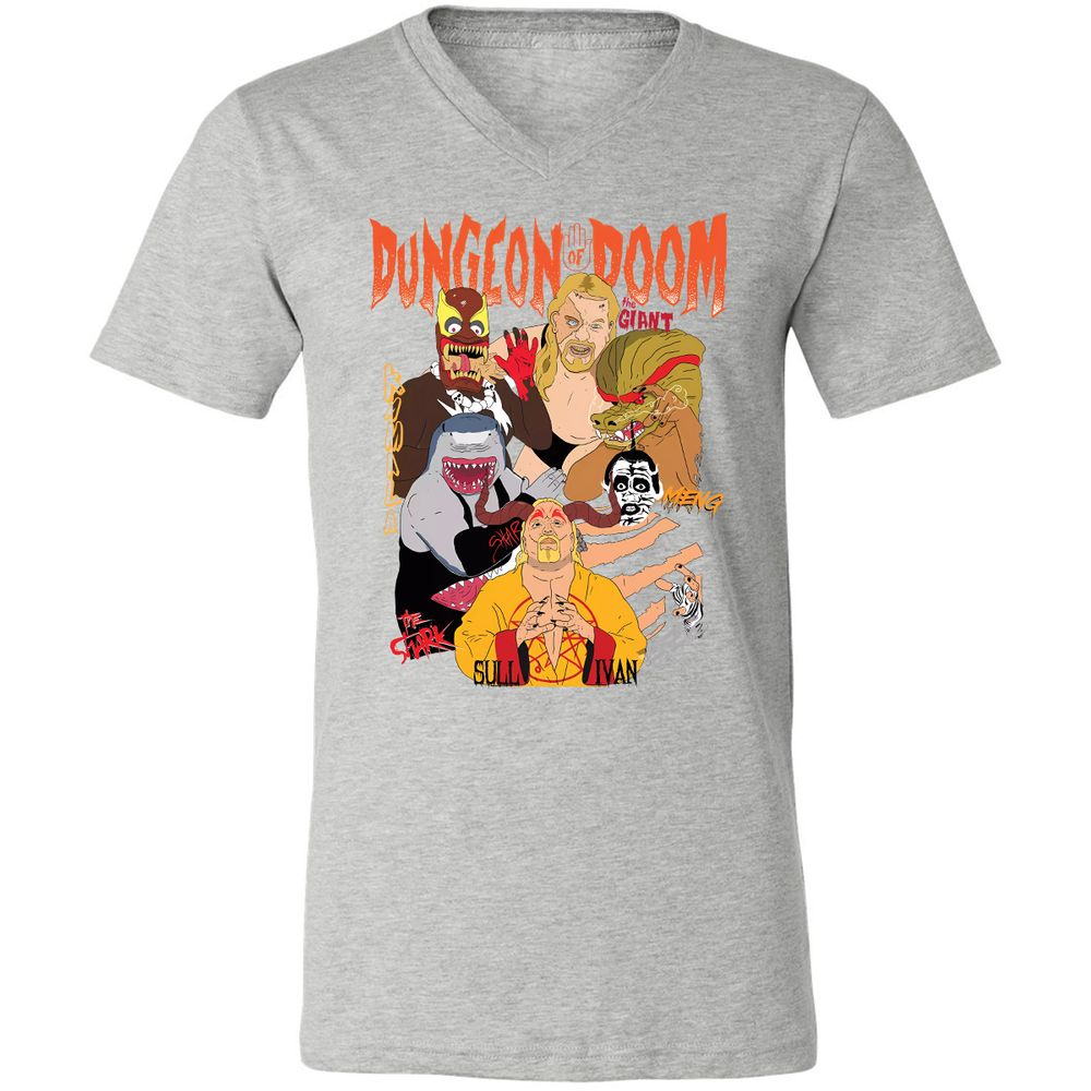 Unisex V-Neck T-Shirt - 2VNA2UQ6 - Athletic Heather - 7