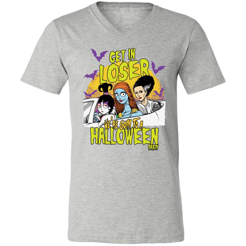Unisex V-Neck T-Shirt - 4B29UTJD - Athletic Heather - 7
