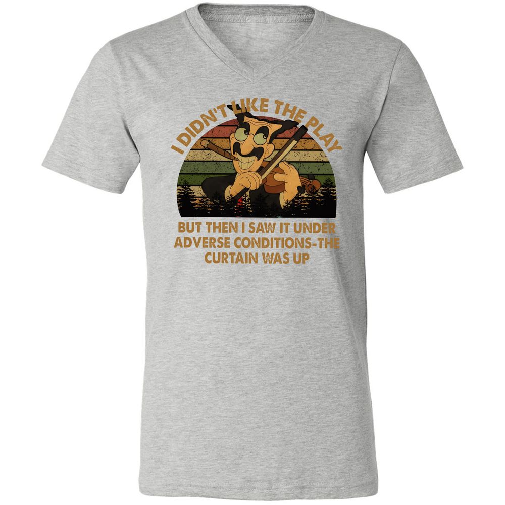 Unisex V-Neck T-Shirt - 22PB9HLL - Athletic Heather - 7