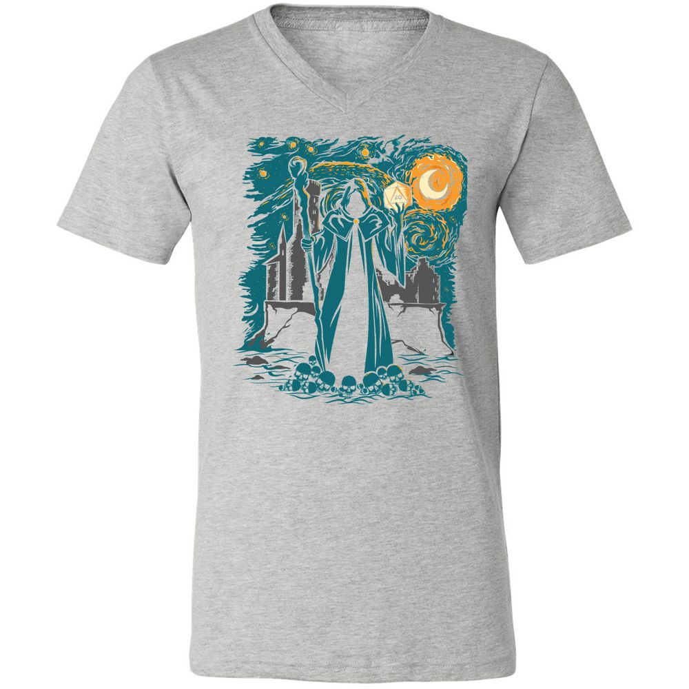 Unisex V-Neck T-Shirt - KWNEH73A - Athletic Heather - 7