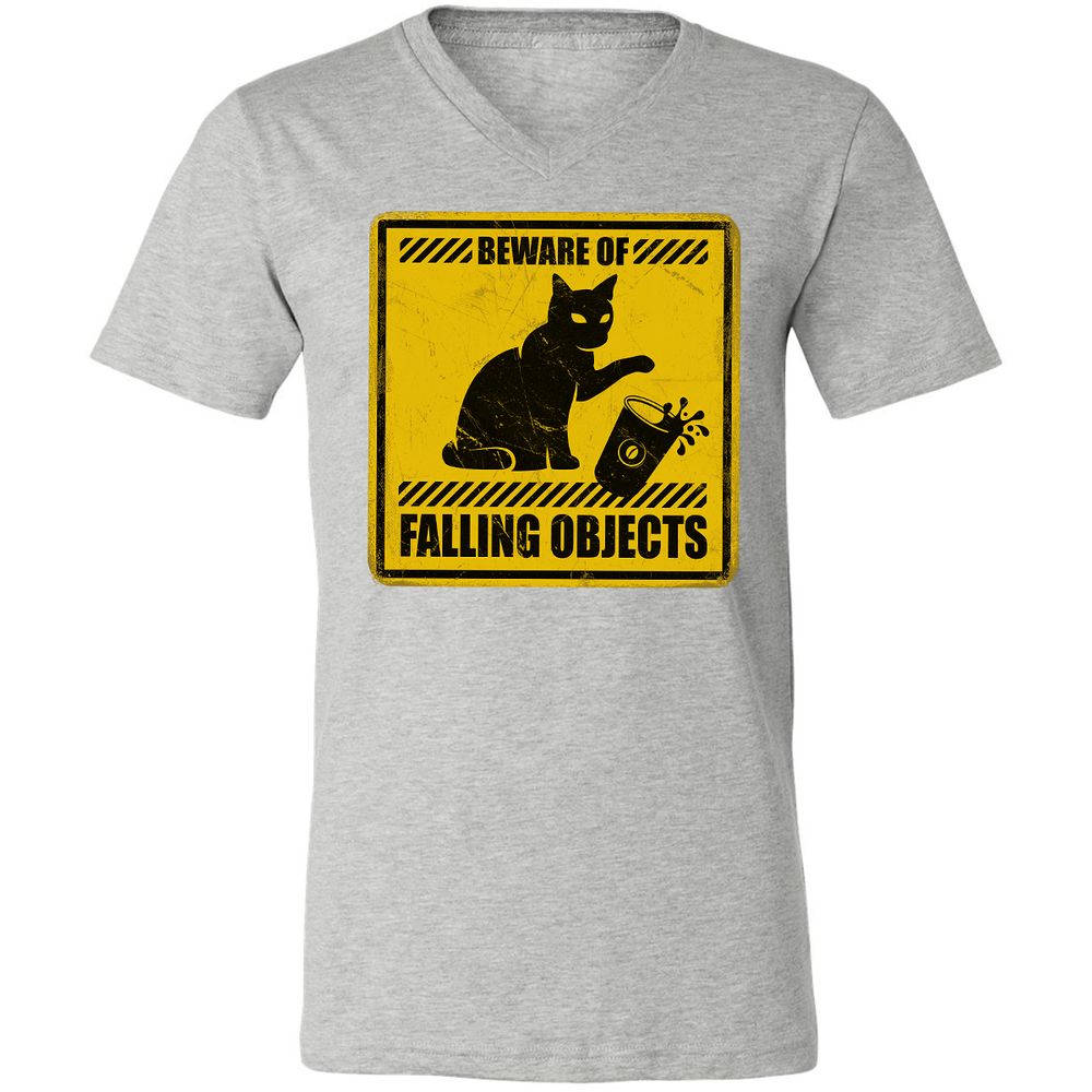 Unisex V-Neck T-Shirt - RV85QVSU - Athletic Heather - 7