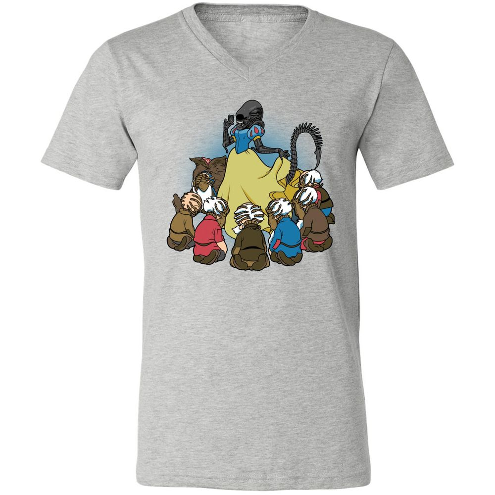 Unisex V-Neck T-Shirt - CFNFC2KX - Athletic Heather - 7