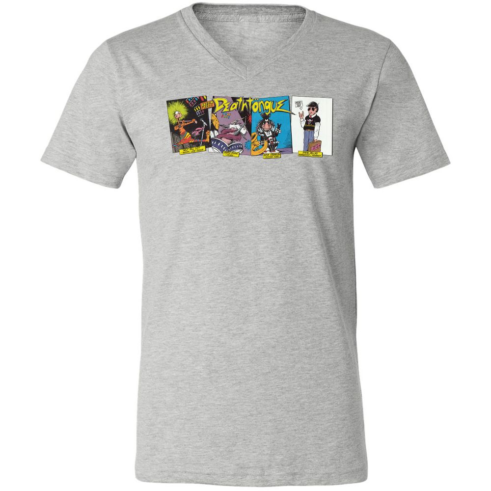 Unisex V-Neck T-Shirt - UXJPEJBW - Athletic Heather - 7
