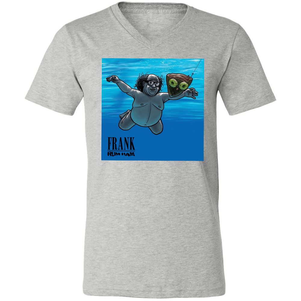 Unisex V-Neck T-Shirt - 98ADVRFA - Athletic Heather - 7