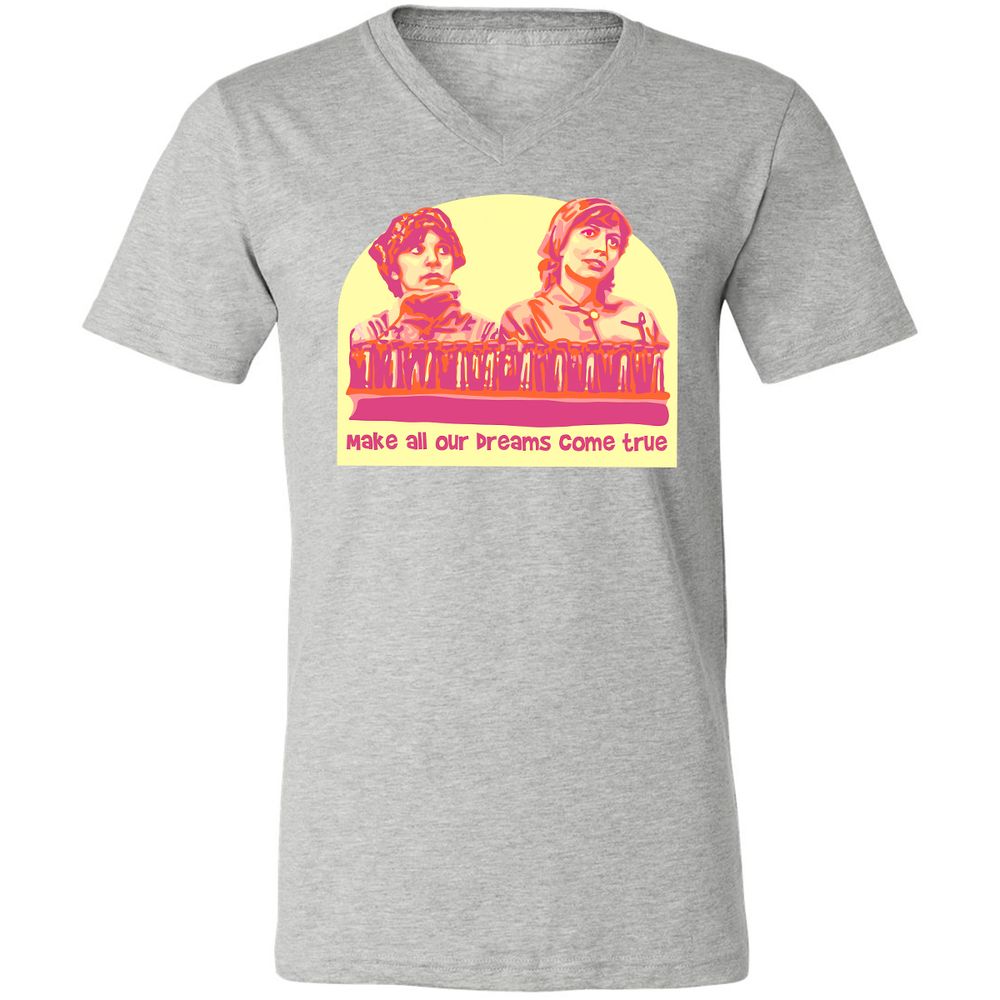 Unisex V-Neck T-Shirt - 3KA91UEZ - Athletic Heather - 7