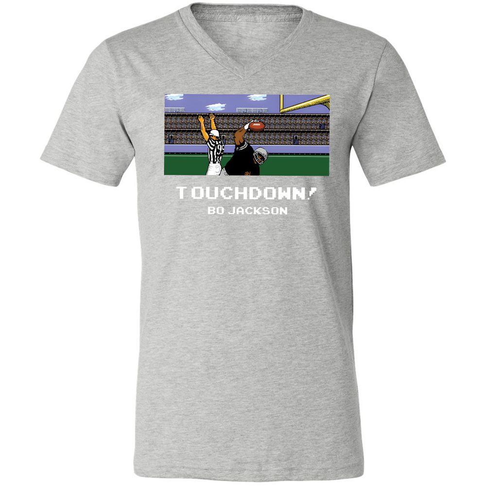 Unisex V-Neck T-Shirt - K492EKGL - Athletic Heather - 7