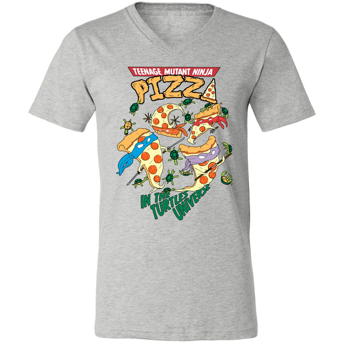 Unisex V-Neck T-Shirt - T64MUM64 - Athletic Heather - 7