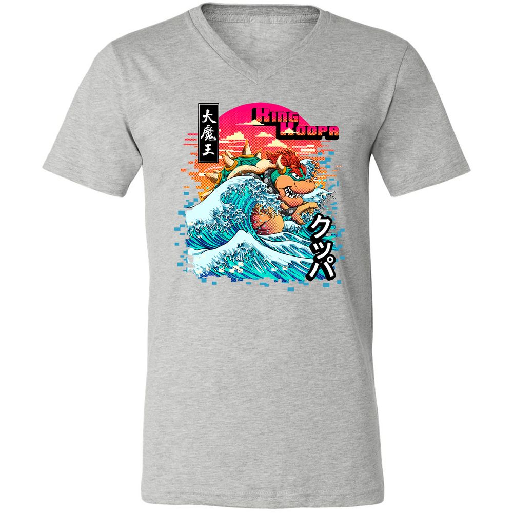 Unisex V-Neck T-Shirt - JNY1RHEM - Athletic Heather - 7
