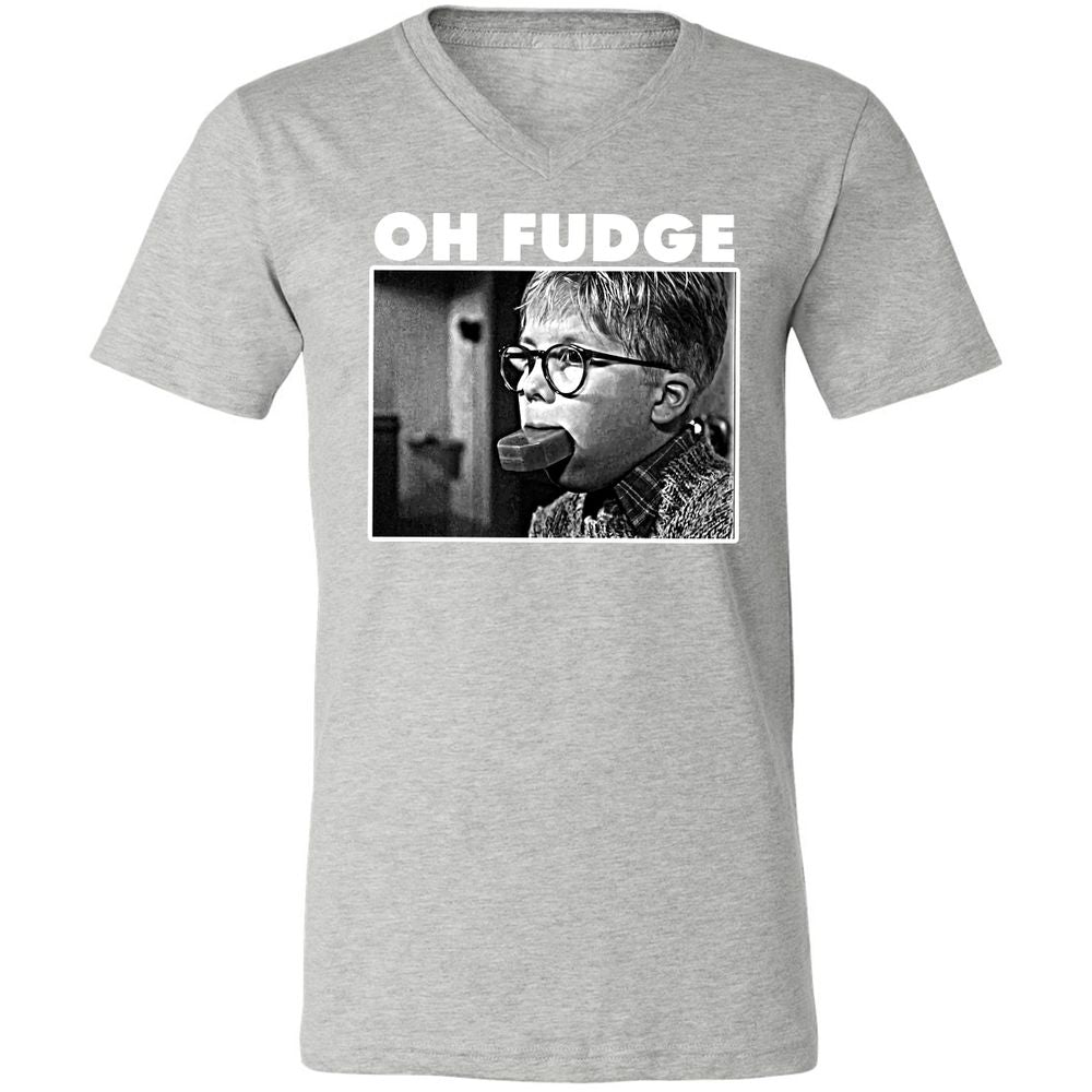 Unisex V-Neck T-Shirt - CSLE968Y - Athletic Heather - 7