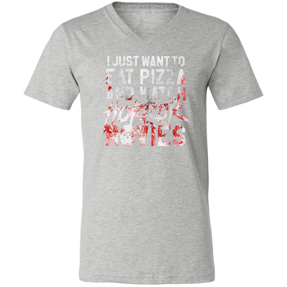 Unisex V-Neck T-Shirt - FTTVXN8J - Athletic Heather - 7