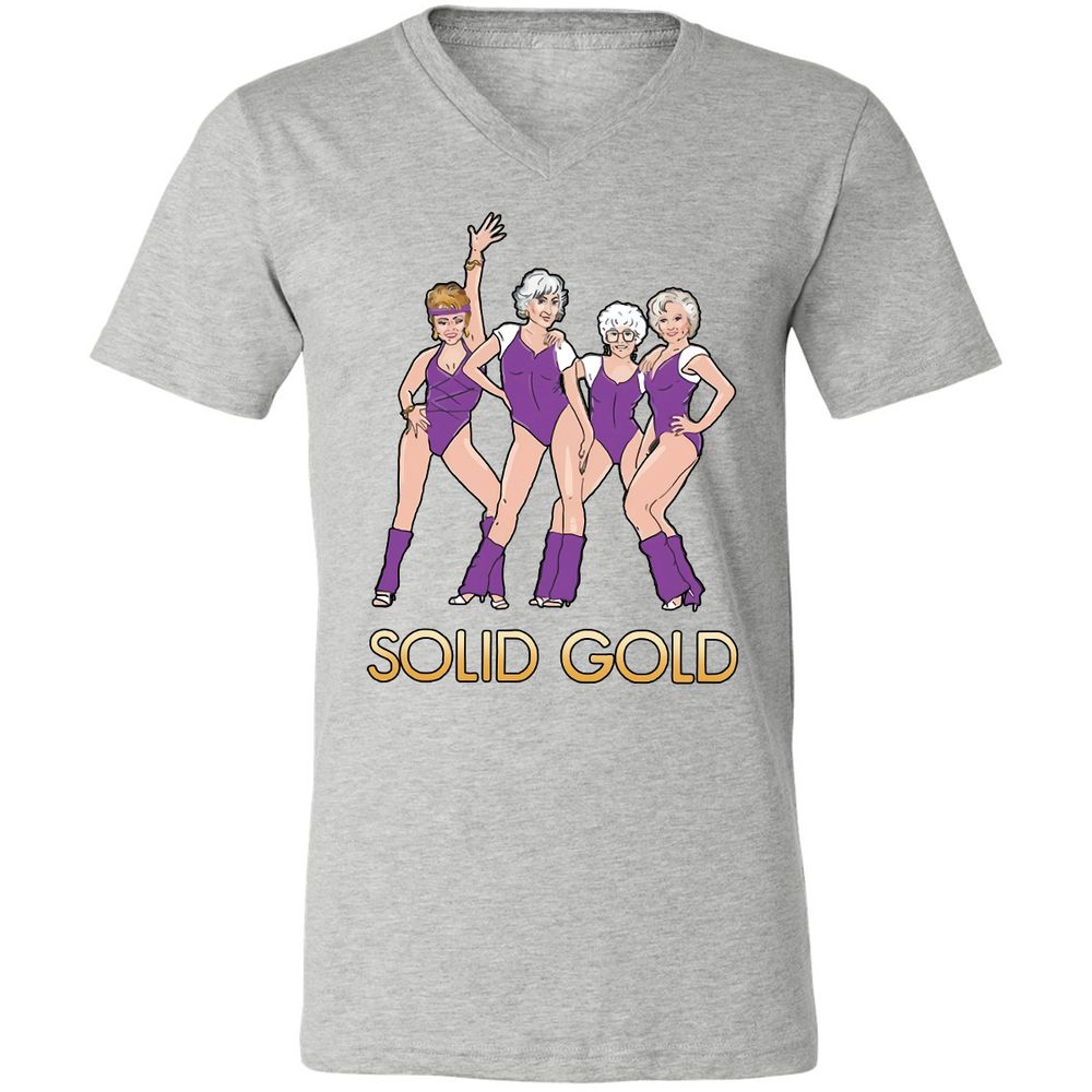 Unisex V-Neck T-Shirt - KHUTTVYX - Athletic Heather - 7