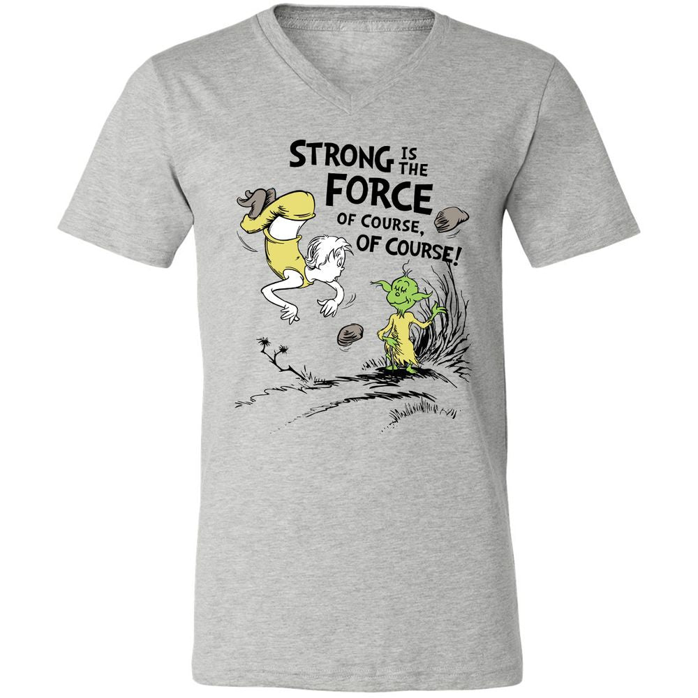 Unisex V-Neck T-Shirt - 5ZB3UHKW - Athletic Heather - 7