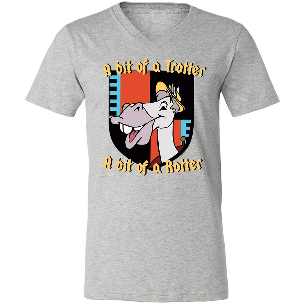 Unisex V-Neck T-Shirt - KXTFAN3J - Athletic Heather - 7