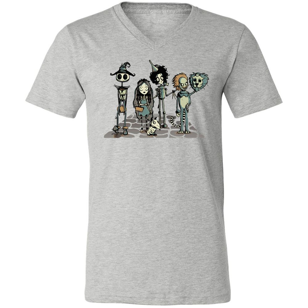 Unisex V-Neck T-Shirt - 99RSBFTE - Athletic Heather - 7