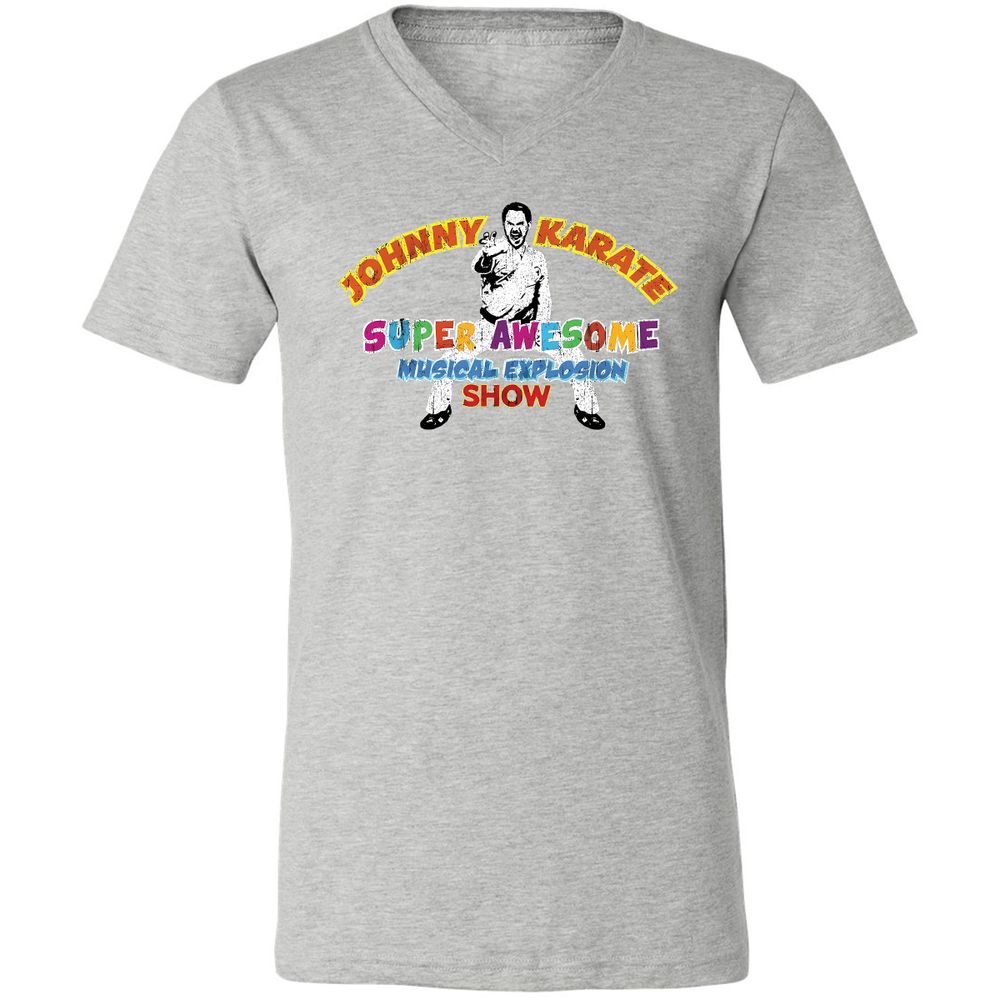 Unisex V-Neck T-Shirt - TYRMN8X3 - Athletic Heather - 7