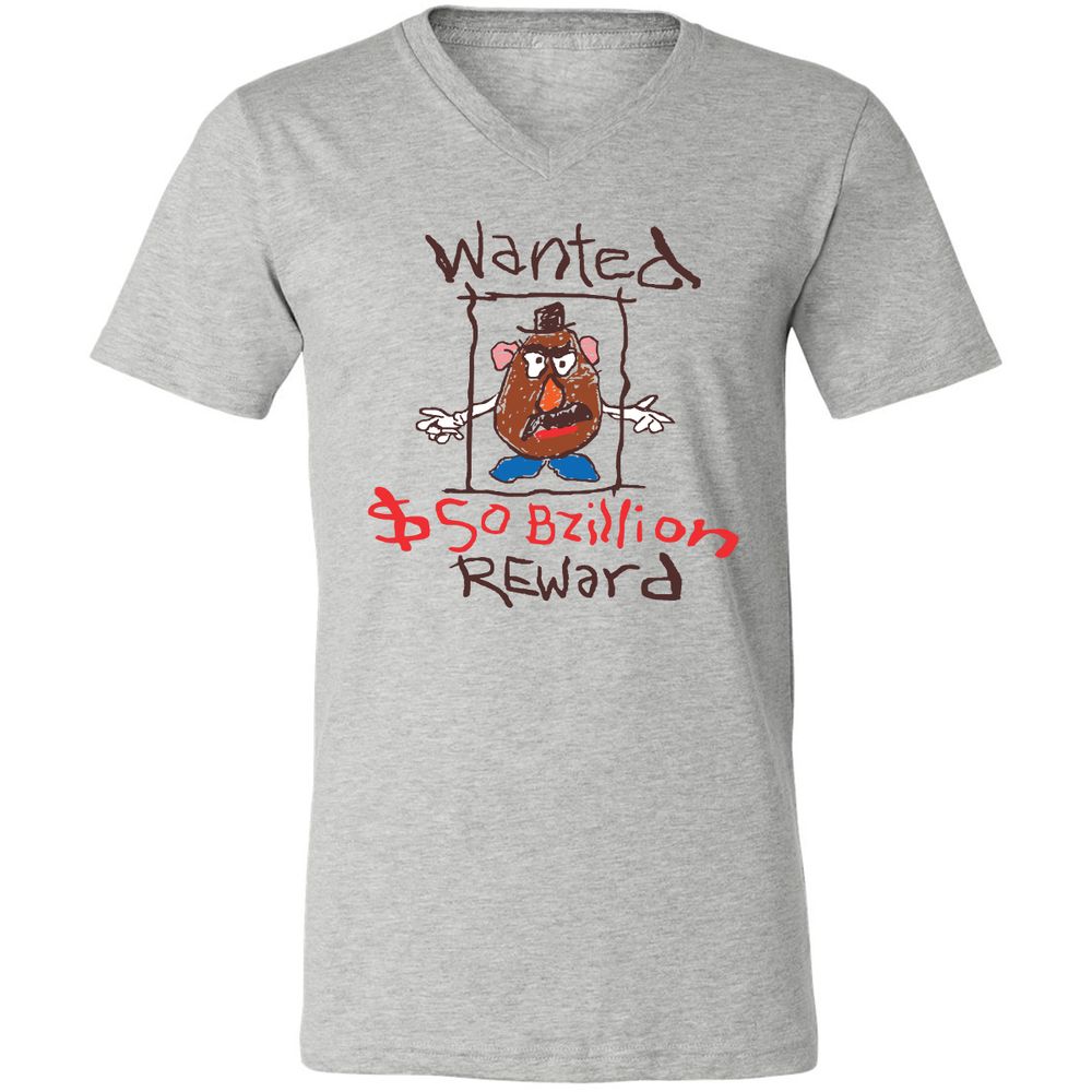 Unisex V-Neck T-Shirt - W1TYGPJZ - Athletic Heather - 7