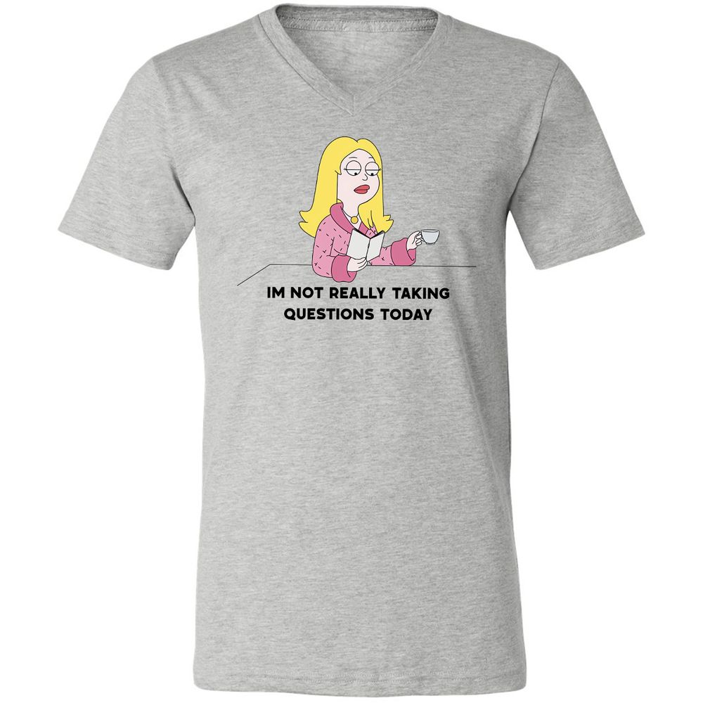 Unisex V-Neck T-Shirt - Z261ZKDU - Athletic Heather - 7