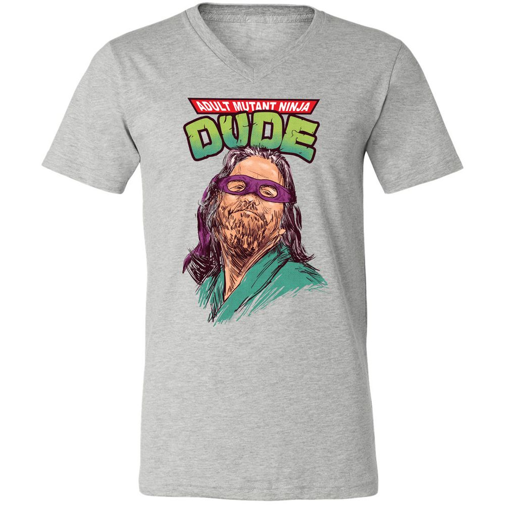 Unisex V-Neck T-Shirt - 48NJGR5U - Athletic Heather - 7
