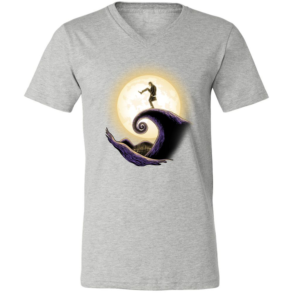 Unisex V-Neck T-Shirt - Y42984P7 - Athletic Heather - 7