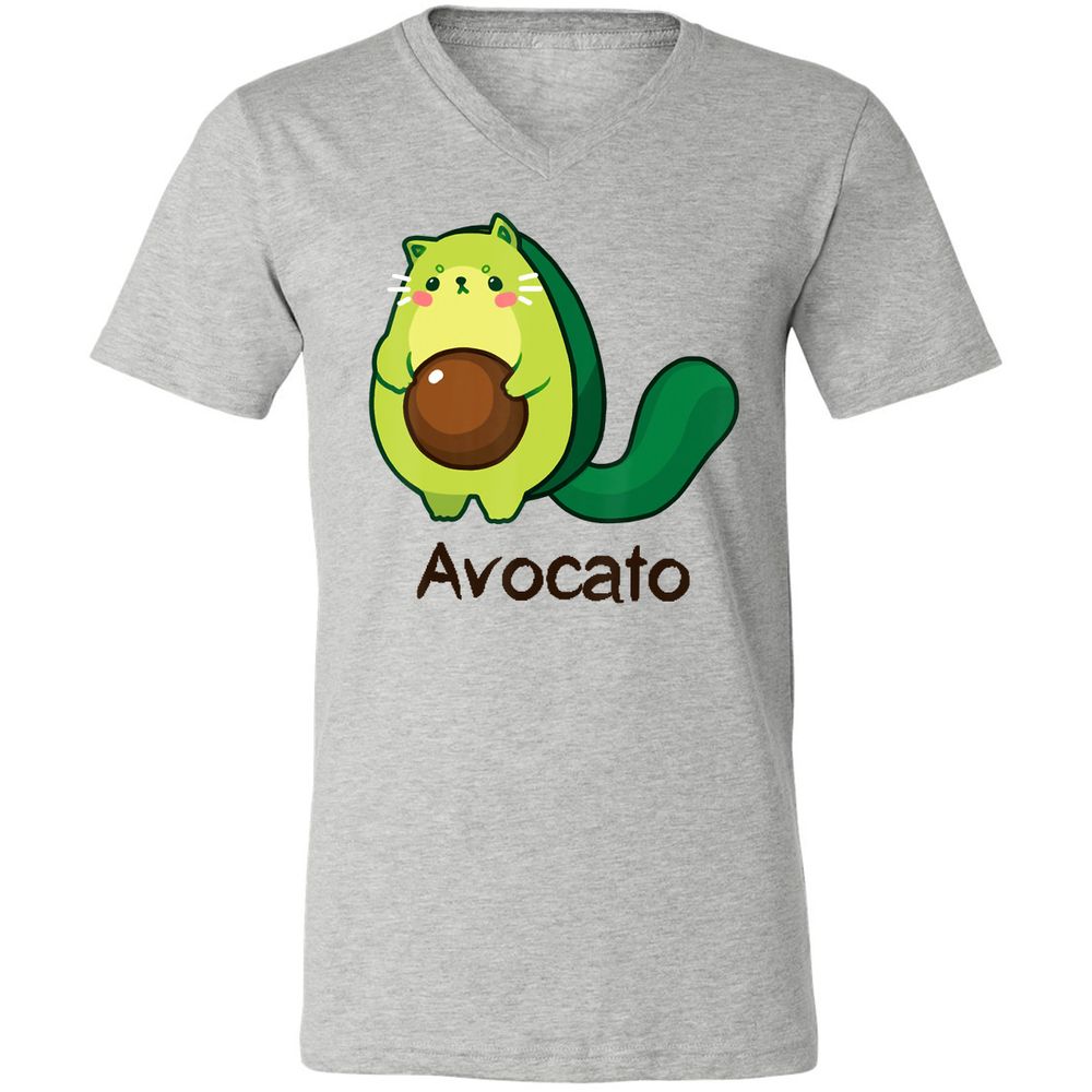 Unisex V-Neck T-Shirt - LG9Z4RWW - Athletic Heather - 7