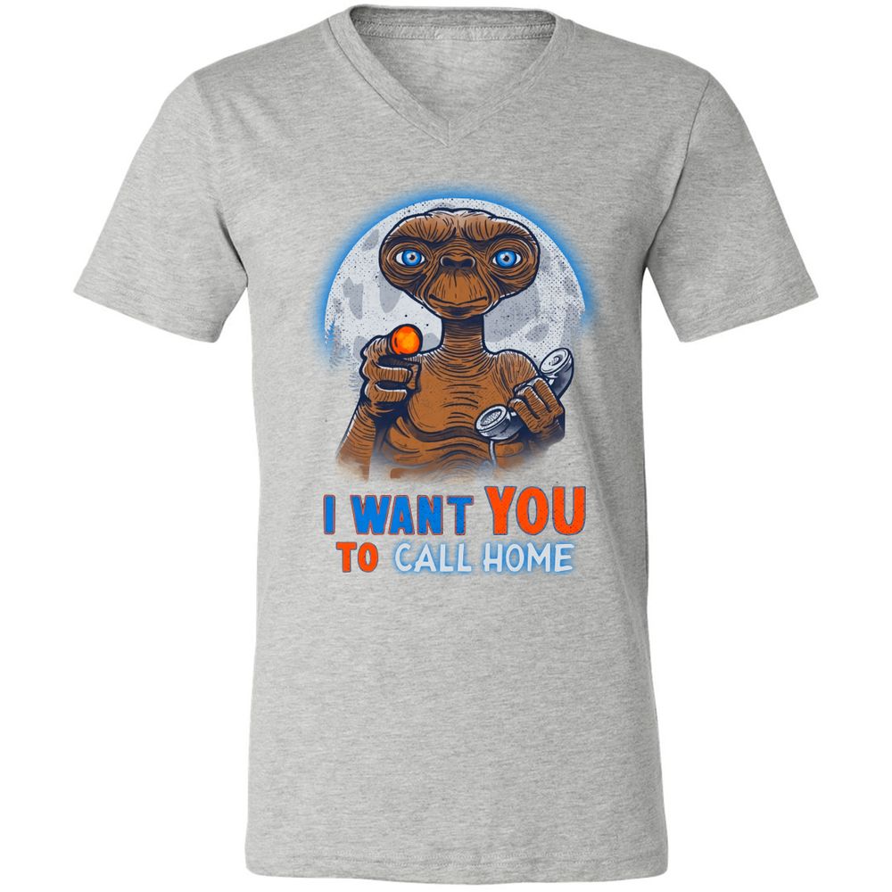 Unisex V-Neck T-Shirt - T2XW14X6 - Athletic Heather - 7