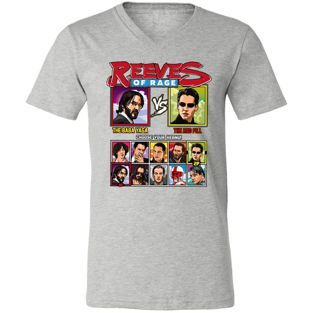 Unisex V-Neck T-Shirt - 579ZYE6U - Athletic Heather - 7