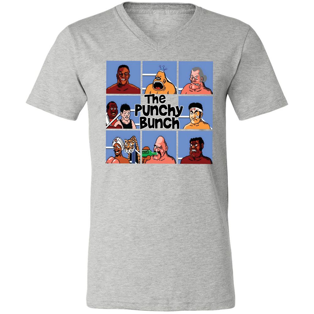 Unisex V-Neck T-Shirt - JAJGFXZY - Athletic Heather - 7