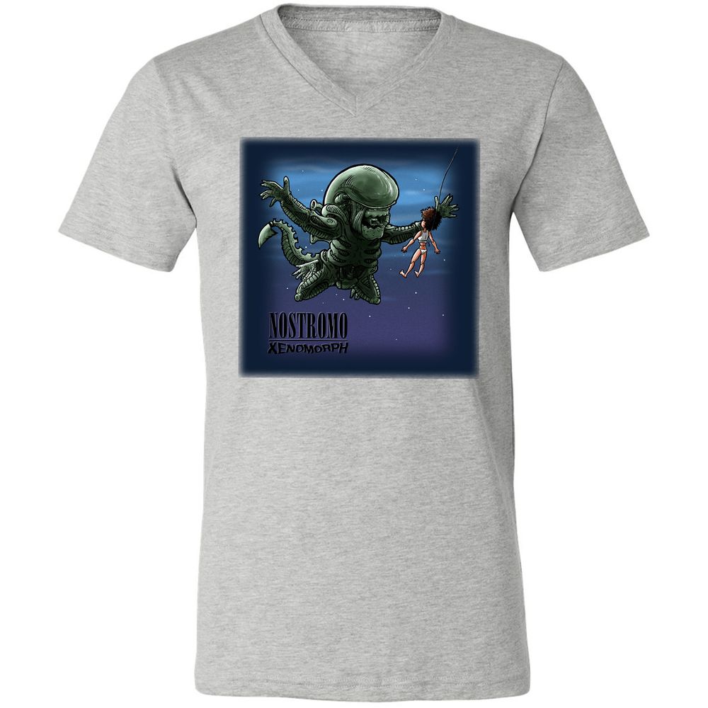 Unisex V-Neck T-Shirt - WS1LWZXY - Athletic Heather - 7
