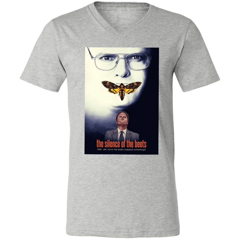 Unisex V-Neck T-Shirt - GX6E1ETV - Athletic Heather - 7