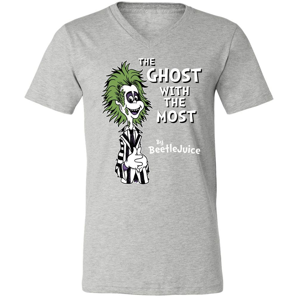 Unisex V-Neck T-Shirt - KJ3DHMXP - Athletic Heather - 7