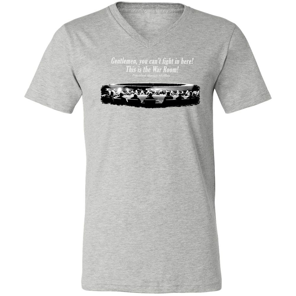 Unisex V-Neck T-Shirt - Y44U5G3Q - Athletic Heather - 7