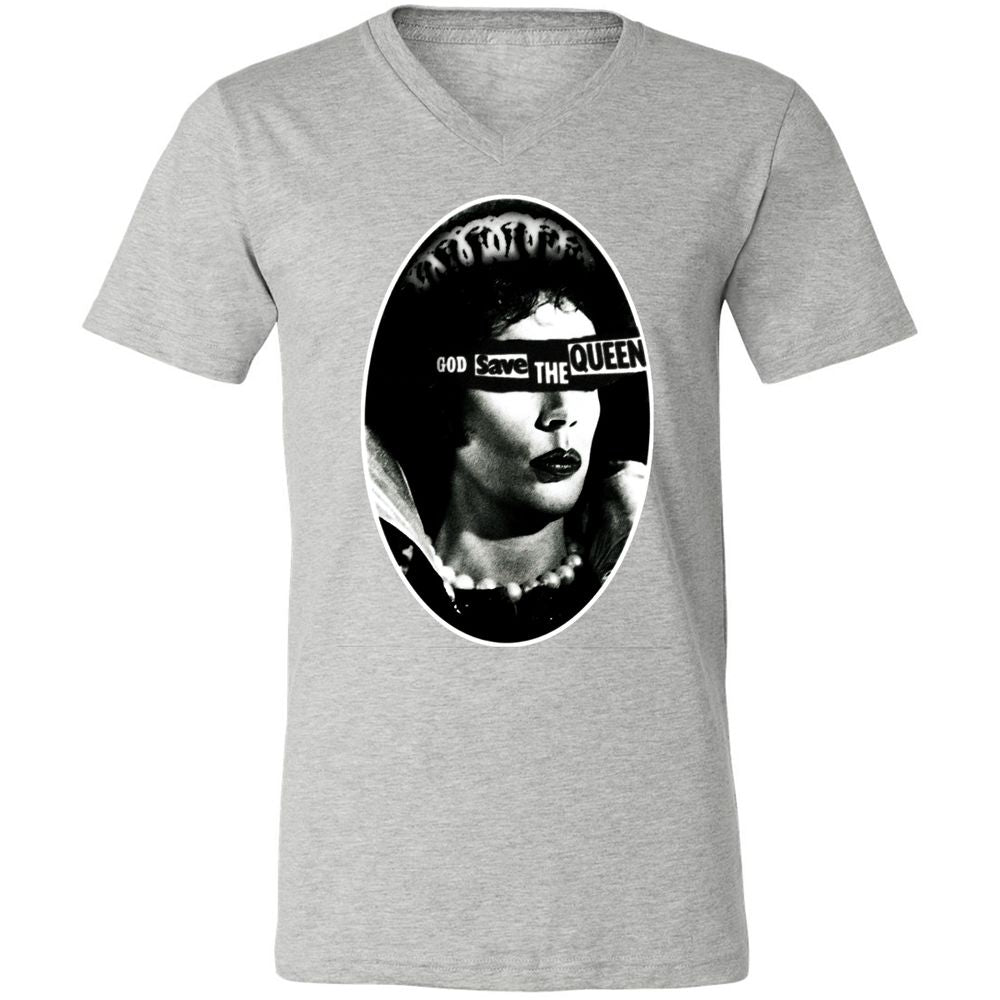 Unisex V-Neck T-Shirt - 3P9CEKJN - Athletic Heather - 7