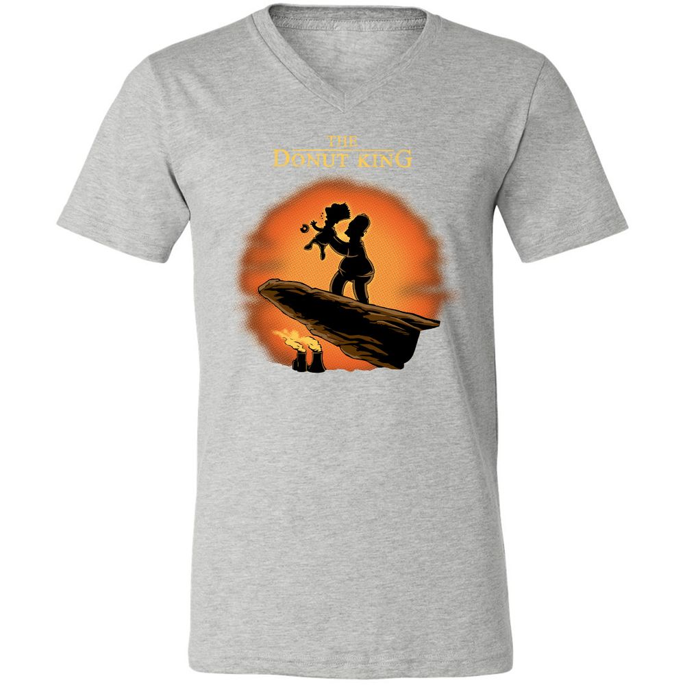 Unisex V-Neck T-Shirt - UKW2X34Z - Athletic Heather - 7