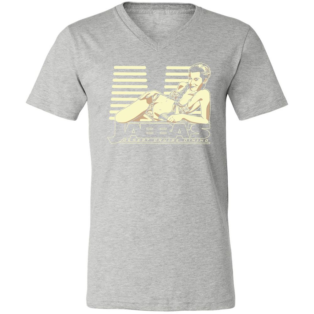 Unisex V-Neck T-Shirt - 9NFWGVYD - Athletic Heather - 7