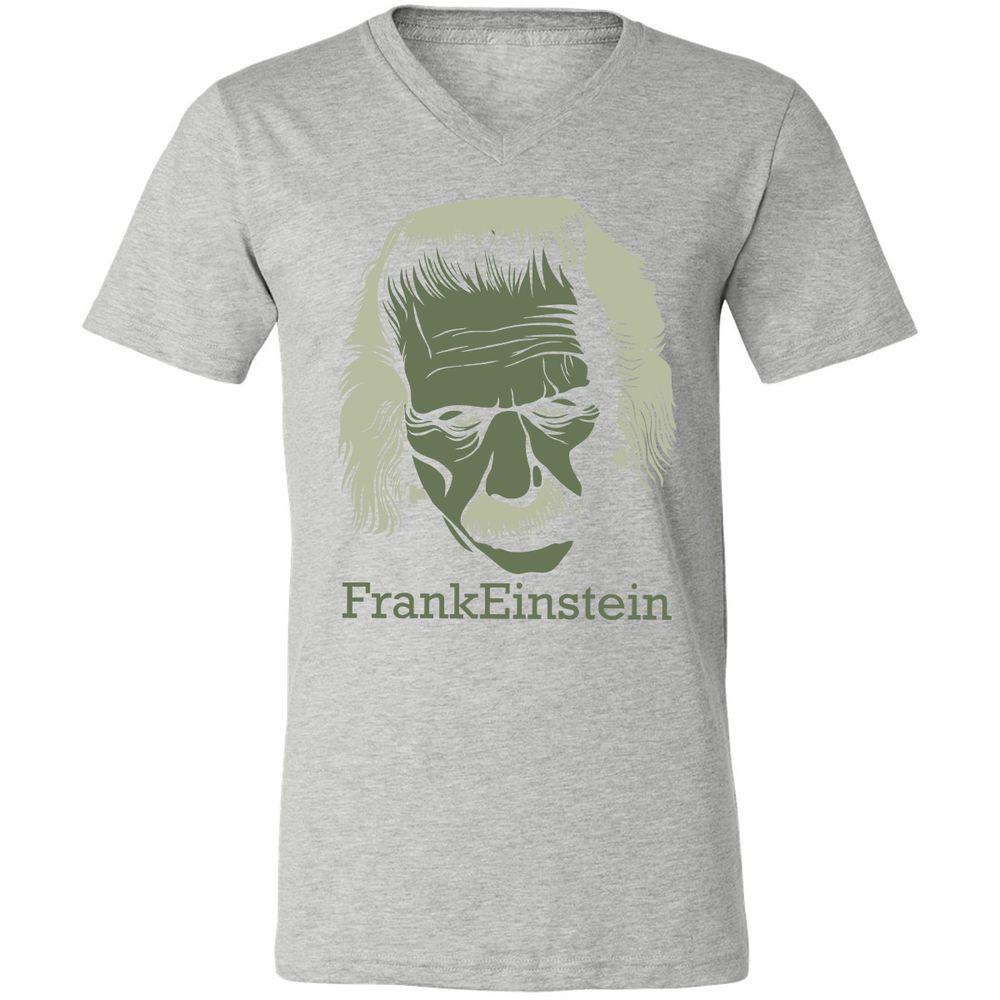 Unisex V-Neck T-Shirt - L35Y4F9U - Athletic Heather - 7