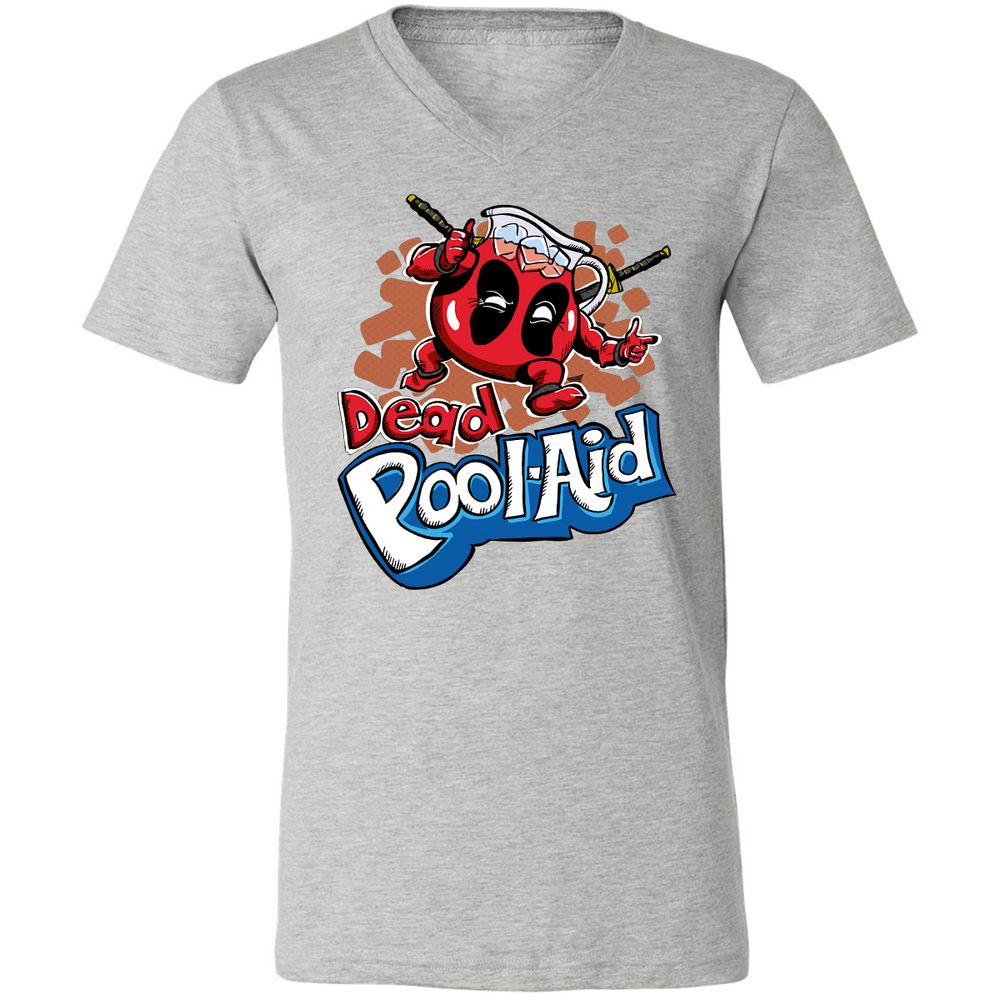 Unisex V-Neck T-Shirt - YM5EZ9YZ - Athletic Heather - 7