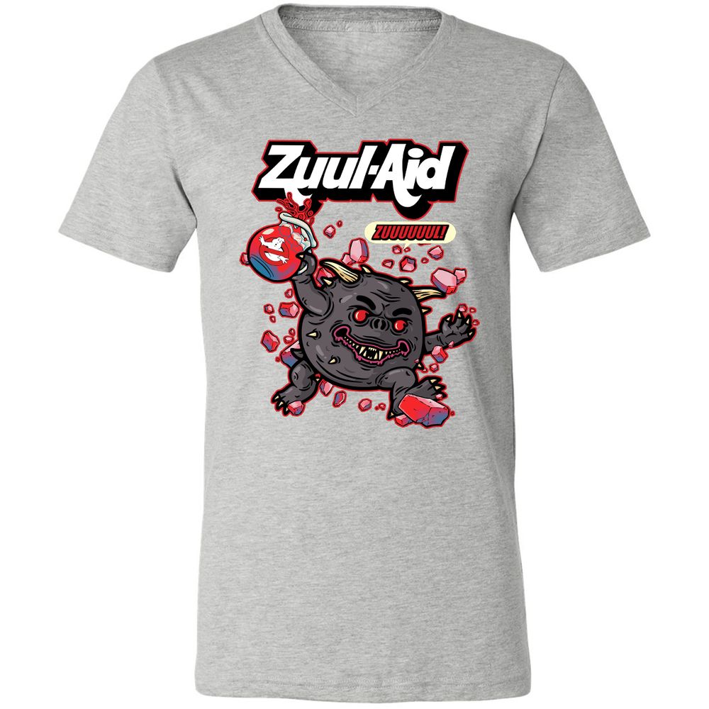 Unisex V-Neck T-Shirt - 5APV7HMY - Athletic Heather - 7