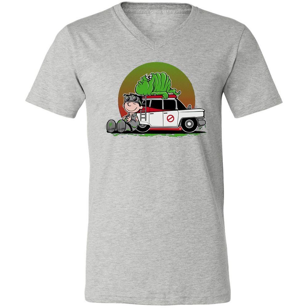 Unisex V-Neck T-Shirt - YYHXLGMF - Athletic Heather - 7
