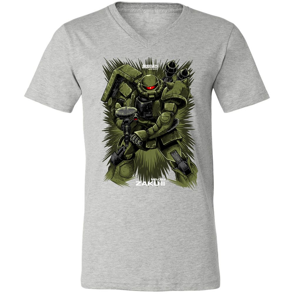 Unisex V-Neck T-Shirt - X85NZQ89 - Athletic Heather - 7