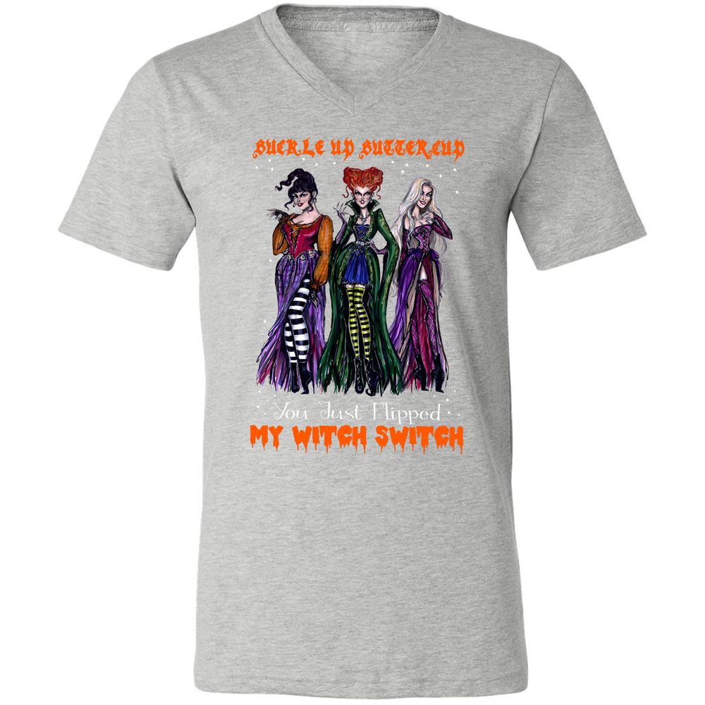 Unisex V-Neck T-Shirt - N7MTNJUT - Athletic Heather - 7