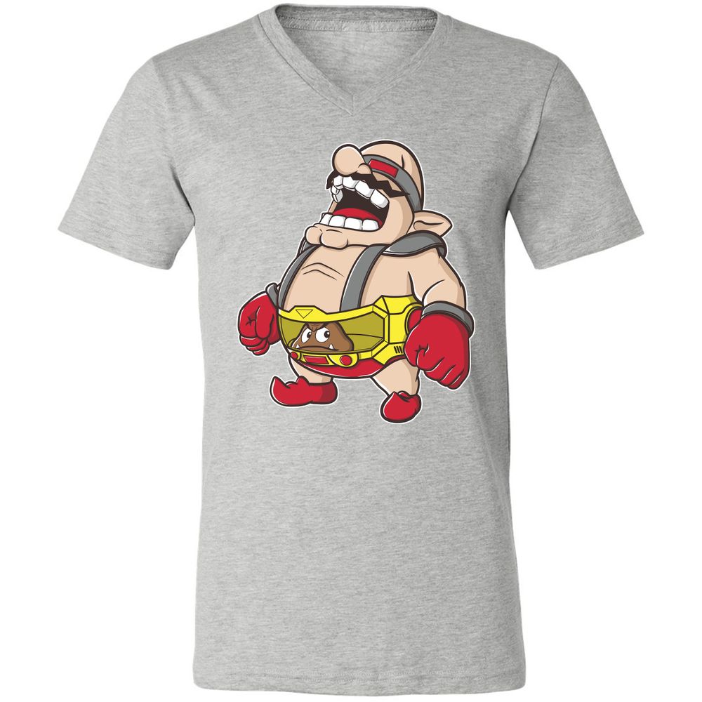Unisex V-Neck T-Shirt - CGS5X22Z - Athletic Heather - 7