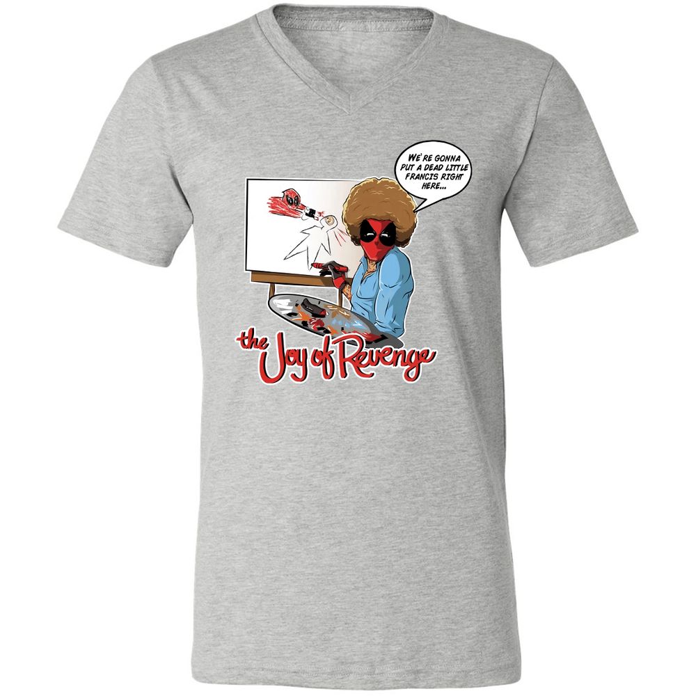 Unisex V-Neck T-Shirt - T59CNKVZ - Athletic Heather - 7